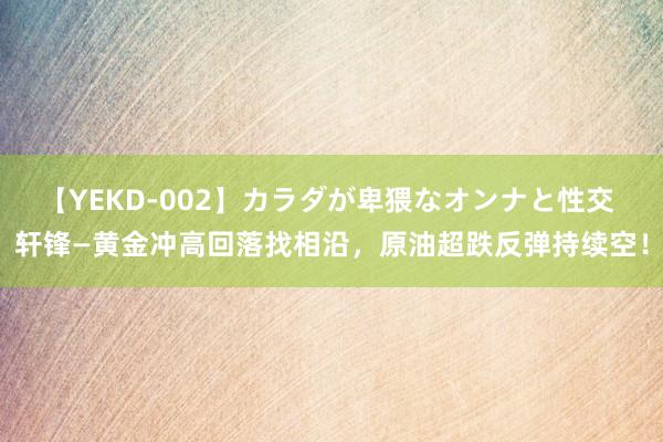 【YEKD-002】カラダが卑猥なオンナと性交 轩锋—黄金冲高回落找相沿，原油超跌反弹持续空！